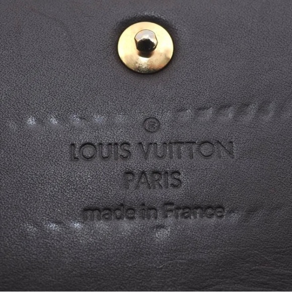Louis Vuitton Vernis Portefeuille Sarah Wallet Deep purple Wine color M93524 - Picture 7 of 11